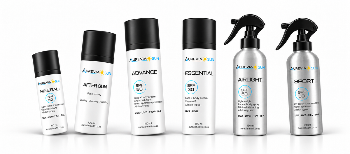 Aurevia SUN sunscreen and After Sun range
